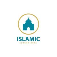 islamitische logo ontwerp vector, sjabloon pictogram illustratie. vector