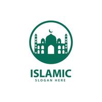 islamitische logo ontwerp vector, sjabloon pictogram illustratie. vector