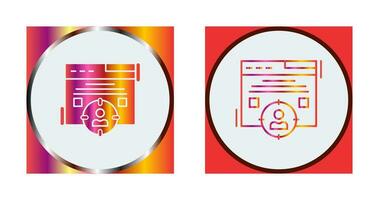 doelgroep vector pictogram