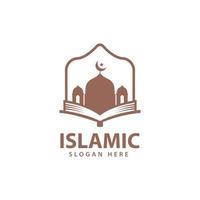 islamitische logo ontwerp vector, sjabloon pictogram illustratie. vector