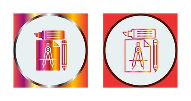 studie gereedschap vector icoon