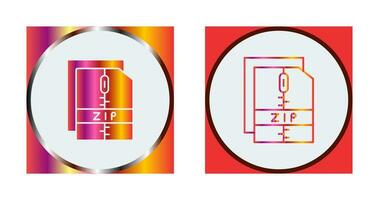 ritssluiting het dossier vector icoon