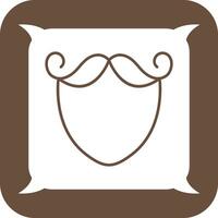 baard en snor vector icoon