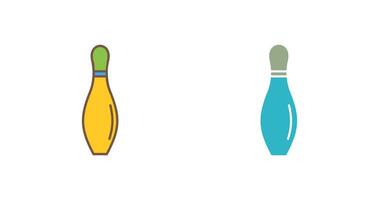 bowling pin vector icon