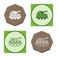 infanterie tank vector icoon