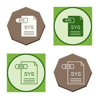 sys vector icoon