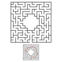doolhof voor kinderen. puzzel voor kinderen. labyrint raadsel. vector