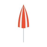 zomer parasol accessoire icoon vector