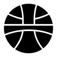 basketbal vector silhouet, zwart silhouet van basketbal