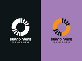 O modern brief logo ontwerp vector