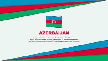 Azerbeidzjan vlag abstract achtergrond ontwerp sjabloon. Azerbeidzjan onafhankelijkheid dag banier tekenfilm vector illustratie. Azerbeidzjan ontwerp