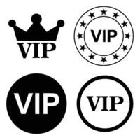 vip icoon vector