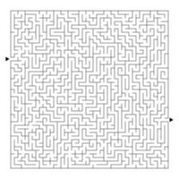 doolhof voor kinderen. puzzel voor kinderen. labyrint raadsel. vector