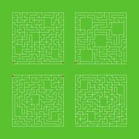 doolhof voor kinderen. puzzel voor kinderen. labyrint raadsel. vector