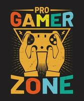 gaming controleur t-shirt ontwerp vector