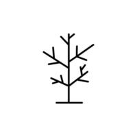 oud boom zonder bladeren symbool voor sites en apps. vector illustratie voor web plaatsen, appjes, ontwerp, banners en andere doeleinden