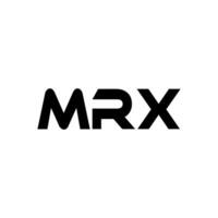 mrx brief logo ontwerp, inspiratie voor een uniek identiteit. modern elegantie en creatief ontwerp. watermerk uw succes met de opvallend deze logo. vector