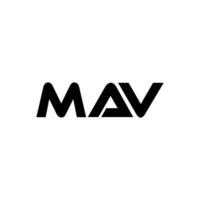 mav brief logo ontwerp, inspiratie voor een uniek identiteit. modern elegantie en creatief ontwerp. watermerk uw succes met de opvallend deze logo. vector