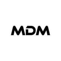 mdm brief logo ontwerp, inspiratie voor een uniek identiteit. modern elegantie en creatief ontwerp. watermerk uw succes met de opvallend deze logo. vector