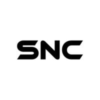 snc brief logo ontwerp, inspiratie voor een uniek identiteit. modern elegantie en creatief ontwerp. watermerk uw succes met de opvallend deze logo. vector