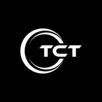 tct brief logo ontwerp, inspiratie voor een uniek identiteit. modern elegantie en creatief ontwerp. watermerk uw succes met de opvallend deze logo. vector