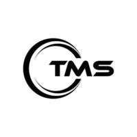 tms brief logo ontwerp, inspiratie voor een uniek identiteit. modern elegantie en creatief ontwerp. watermerk uw succes met de opvallend deze logo. vector