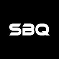 sbq logo ontwerp, inspiratie voor een uniek identiteit. modern elegantie en creatief ontwerp. watermerk uw succes met de opvallend deze logo. vector