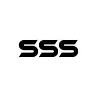 sss brief logo ontwerp, inspiratie voor een uniek identiteit. modern elegantie en creatief ontwerp. watermerk uw succes met de opvallend deze logo. vector