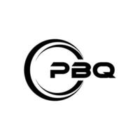 pbq brief logo ontwerp, inspiratie voor een uniek identiteit. modern elegantie en creatief ontwerp. watermerk uw succes met de opvallend deze logo. vector