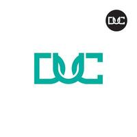 brief duc monogram logo ontwerp vector
