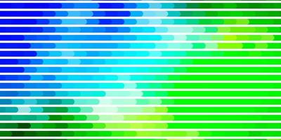 lichtblauwe, groene vectorachtergrond met lijnen. vector