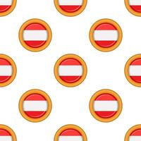 patroon koekje met vlag land Letland in smakelijk biscuit vector