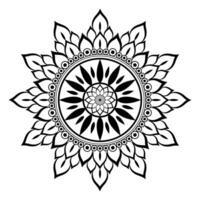 mandala-achtergrondontwerp. vector