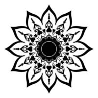 mandala-achtergrondontwerp. vector