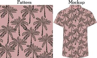 abstract patroon en mockup vector