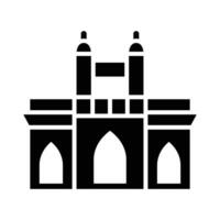 Mumbai vector glyph icoon voor persoonlijk en reclame gebruiken.