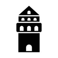 galata toren vector glyph icoon voor persoonlijk en reclame gebruiken.