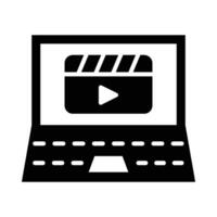 video vector glyph icoon voor persoonlijk en reclame gebruiken.