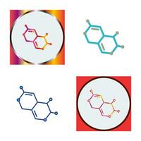 molecuul vector pictogram