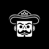Mexicaans - minimalistische en vlak logo - vector illustratie