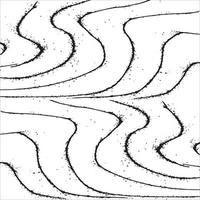 zwarte verf penseelstreken vector naadloze patroon. hand getekende gebogen en golvende lijnen met grunge cirkels. borstel krabbelt decoratieve textuur. rommelige doodles, gedurfde bochtige lijnen illustratie.