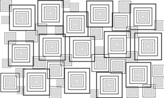 abstracte platte vierkanten naadloos patroon vector