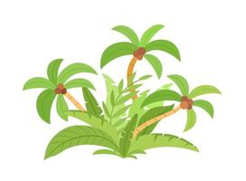 oerwoud. Palm bladeren. zomer vectorillustratie vector