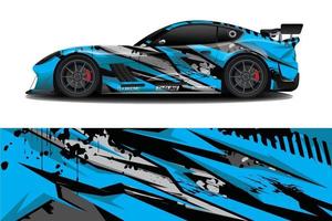 sport auto sticker wrap ontwerp vector