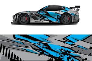 sport auto sticker wrap ontwerp vector