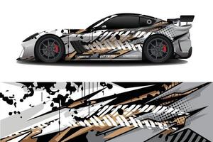 sport auto sticker wrap ontwerp vector