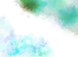 turquoise aquarel pagina decor vector