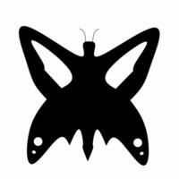 vlinder illustratie Aan een wit achtergrond vector