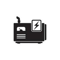 diesel generator logo icoon symbool, illustratie ontwerp sjabloon vector