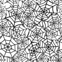 naadloos patroon met een spinnenweb vector
